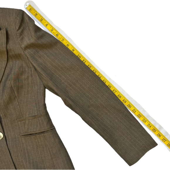 TALL Long Tall Sally UK Linen Blend Blazer Sz UK 10 (US 6) - Picture 13 of 15